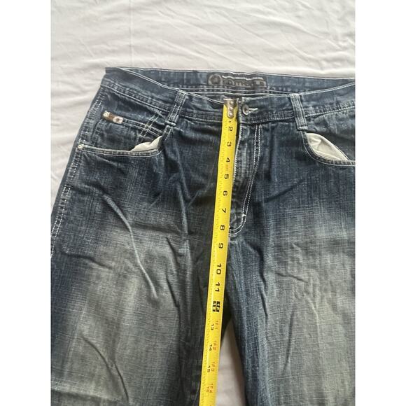 Southpole Jeans 36X30 Baggy Blue Denim Faded Holes Y2K Skater Vintage Grunge - Picture 8 of 10